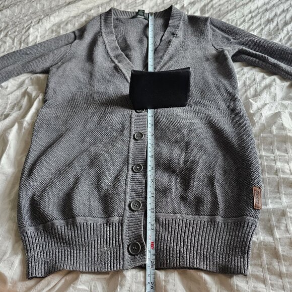 Roots Cardigan - Grey - Sz S - Picture 7 of 10